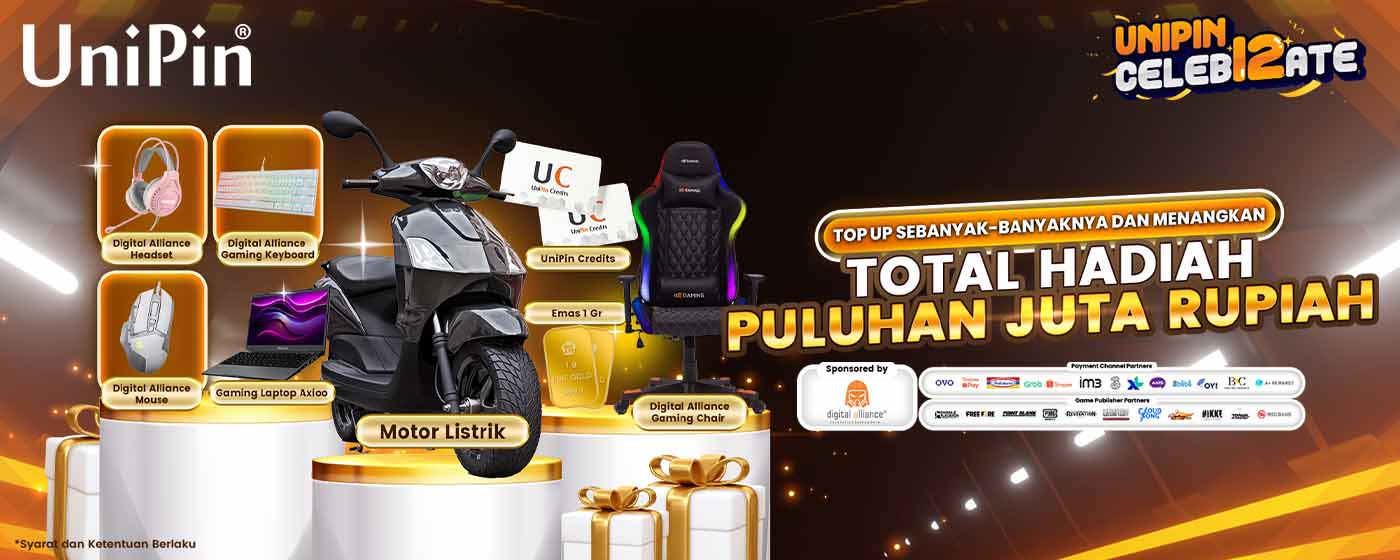 UniPin - Rayakan Ulang Tahun UniPin ke-12! #UniPinCeleb12ate