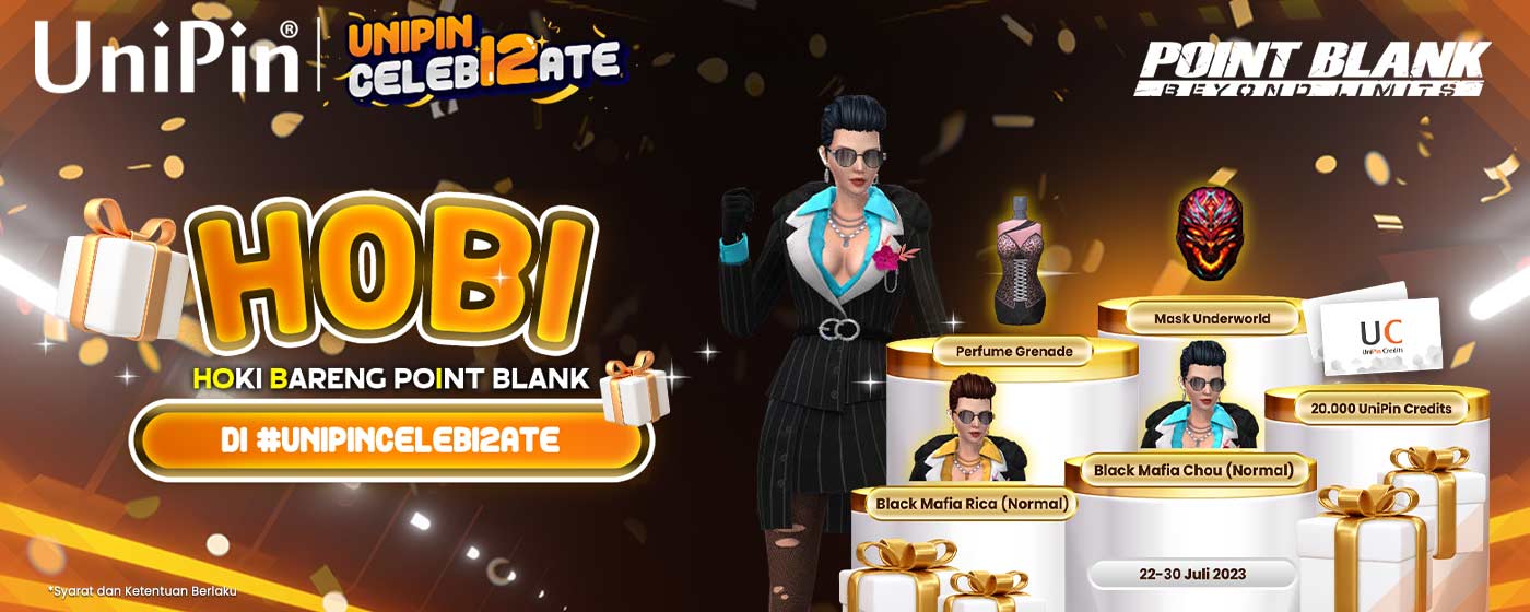 UniPin - HOBI – Hoki Bareng Point Blank di #UniPinCeleb12ate