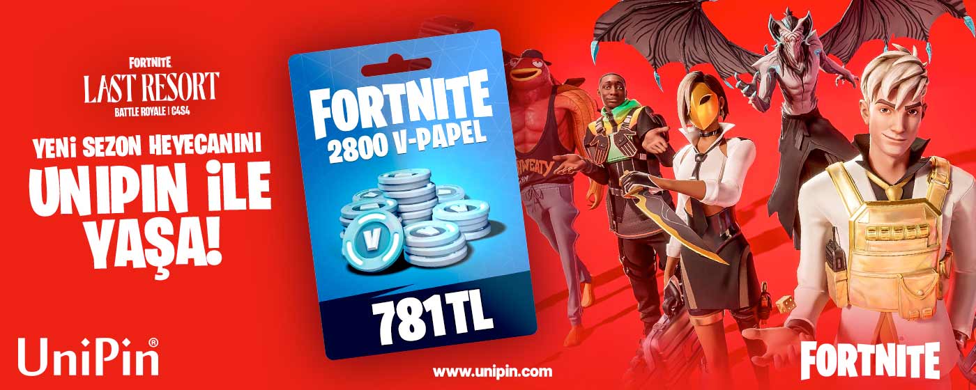 Fortnite yeni sezon heyecanını UniPin ile yaşa!
