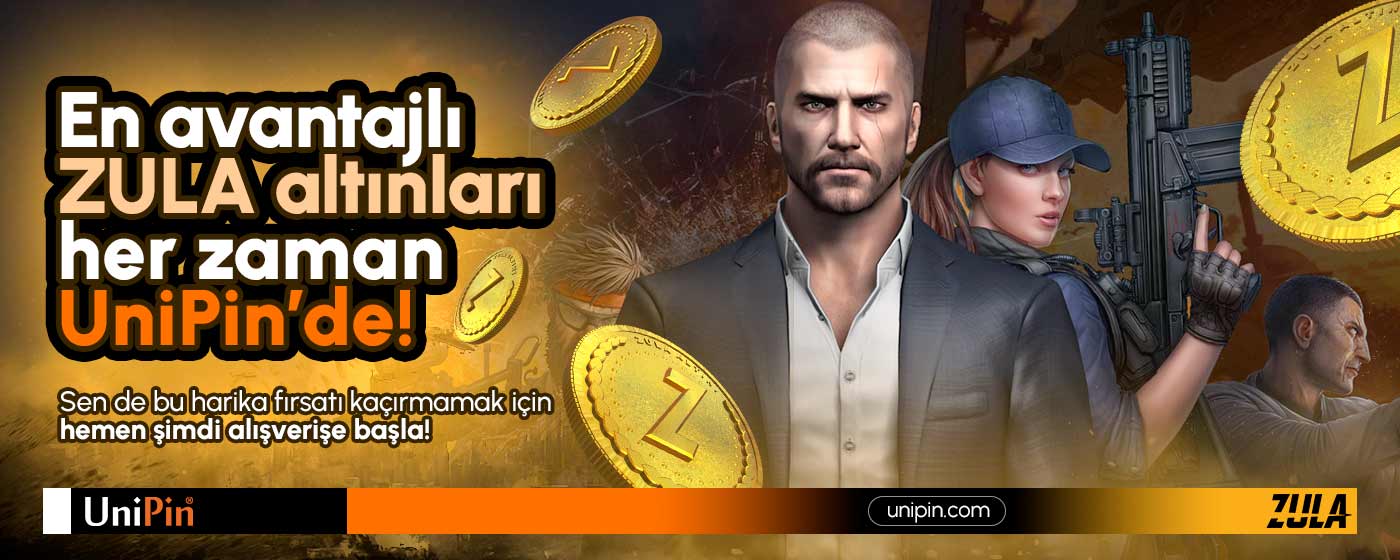Zula’nın Altınlarını almanın en güvenilir yolu olan UniPin ile yeni silah,