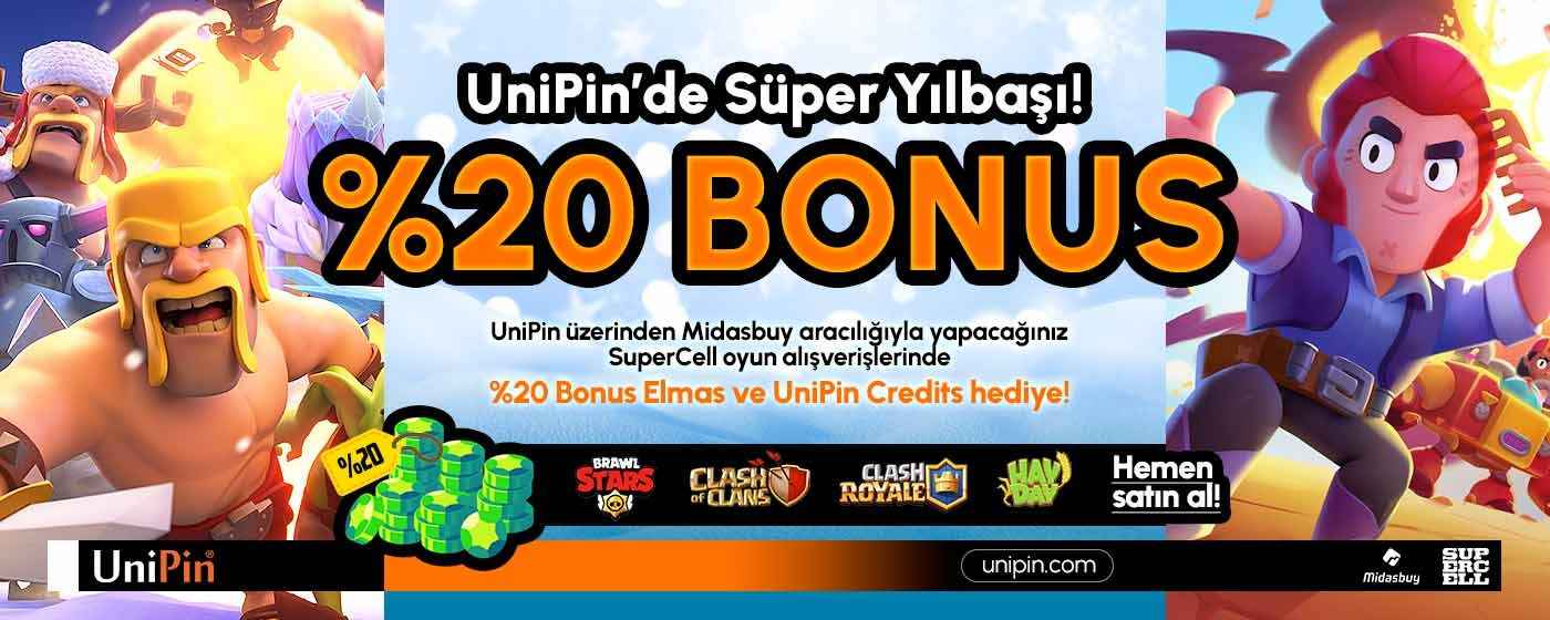 UniPin x SuperCell İş Birliği ile Yeni Yıl Kutlaması!