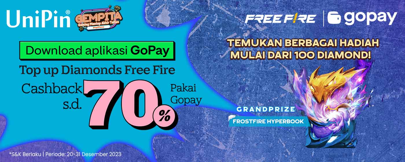 UniPin - Top Up Diamonds Free Fire di UniPin Pakai GoPay Cashback ...