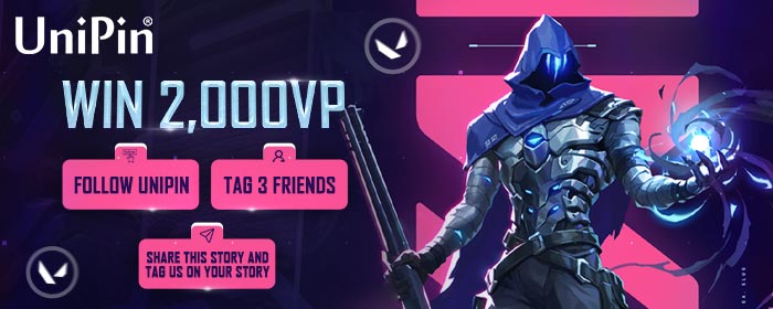 UniPin - UniPin's Exclusive Valorant Giveaway - Your Path to 2000 VP! 🎮🎉