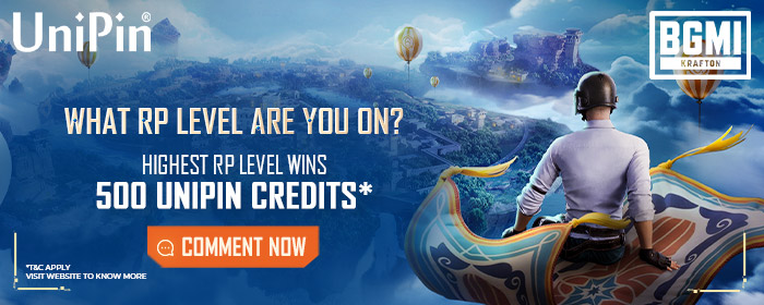 UniPin - Highest RP Level Wins 500 UniPin Credits*