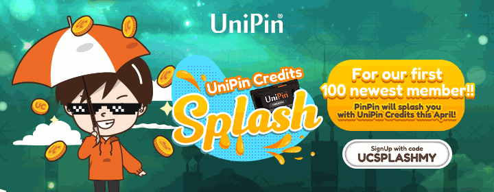 💦 UC Splash Event: Jump In for 4 MYR with UniPin's Exclusive Offer! 🌟🎮 (MY)