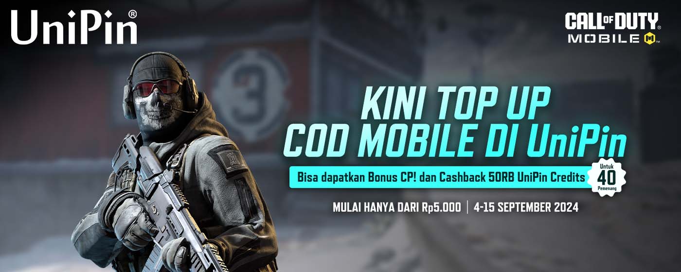 UniPin - [September Promo] Top Up COD Points di UniPin & Dapatkan ...