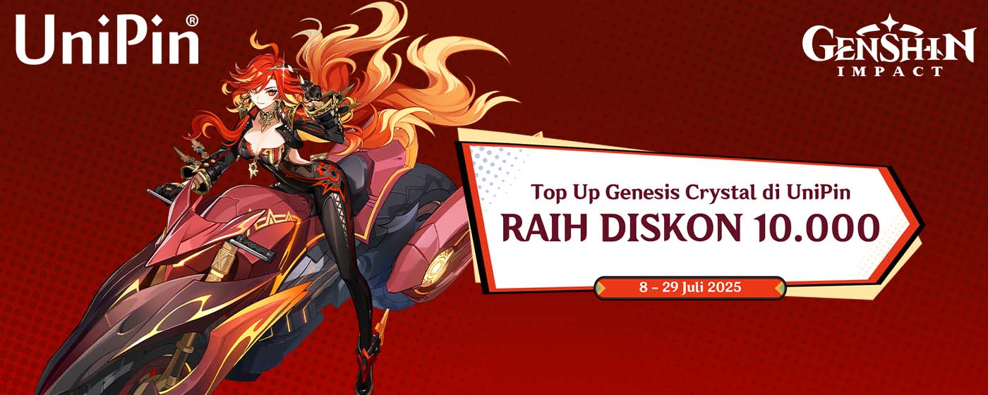 UniPin - [Genshin Impact - July 2025] Top Up Genesis Crystal di UniPin ...