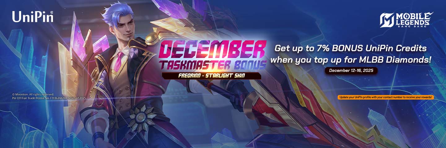 December Taskmaster Bonus (PH)
