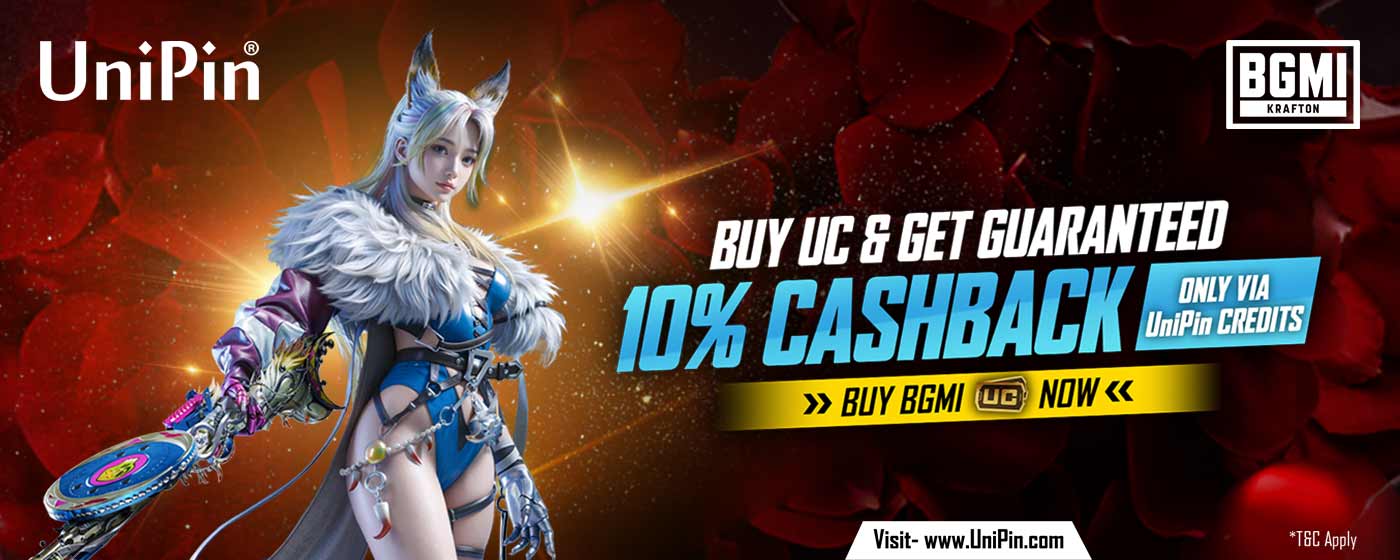 UniPin - Get 10% Guaranteed Cashback on BGMI UC only with UniPin ...