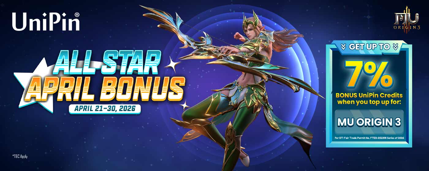 All Star April Bonus MU Origin 3 (PH)
