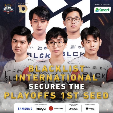 Blacklist dengan VeeWise Juara Regular Season MPL PH S10