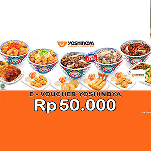 Yoshinoya Value voucher Rp. 50,000