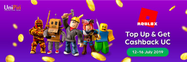 Top Up Roblox With UniPin and get Cashback UC