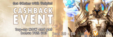 Top Up Now and get 70% bonus UC