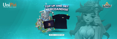 Top Up Lords Mobile and get Official Merchandise