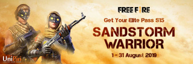 ​Elite Pass Season 15 : Sandstorm Warrior