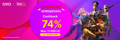Rayakan Kemerdekaan, OVO Kasih Cashback Hingga 74%