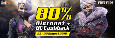 80% MADNESS! Get Discount + Cashback