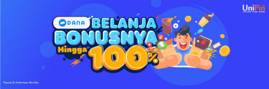 Bonus Voucher hingga 100% DANA