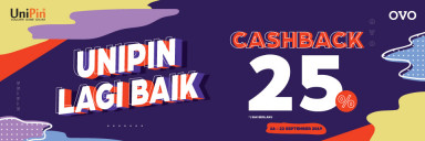 #UniPinLagiBaik Bonus Cashback UniPin Credits