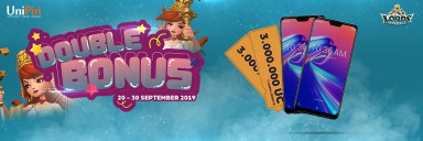 Double Bonus in Cheerful September