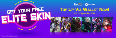 Top up Diamonds at UniPin and get Elite Skin