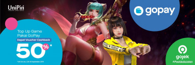 Get Voucher Cashback 50% dengan Gopay
