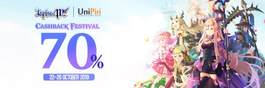 LAPLACE M KASIH BONUS SPESIAL CASHBACK 70%!