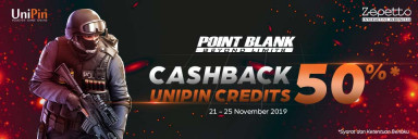 Top up PB Cash di UniPin, Cashback Hingga 50%!