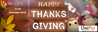 Thanks Giving UniPin – Atlantica Online Top up Event