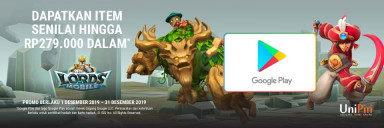 BELI KODE VOUCHER GOOGLE PLAY DAPAT ITEM LORDS MOBILE!!