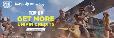 Top up PUBGM di UniPin, Menangkan Bonus Hingga 150.000 UniPin Credits!