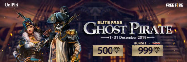 UPGRADE ELITE PASS GHOST PIRATE MULAI DARI 500 DIAMOND!!