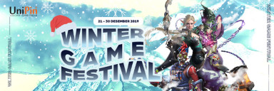 WINTER GAME FESTIVAL BAGI-BAGI CASHBACK 70% + ITEM CODE!