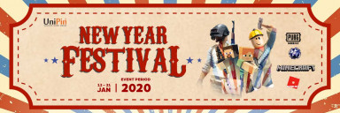 New Year Festival at UniPin, Cashback up to 75%