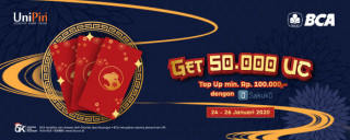 Beli UniPin Credits pakai Sakuku dapat bonus 50.0000 UniPin Credits