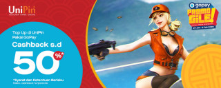 Top Up di UniPin #LebihBaikPakaiGopay dan dapatkan Cashback 50%! - Virgin User
