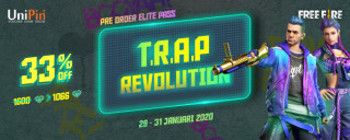 Pre-Order Elite Pass T.R.A.P. Revolution Dapat DISKON 33% dan Hadiah Item Eksklusif!!