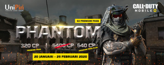 Bikin keren karakter kamu dengan S3 Premium Pass – Phantom Bersama UniPin!