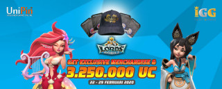 Dapatkan Exclusive Merchandise & Total 3.250.000 UniPin Credits