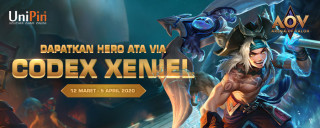 Koleksi dan dapatkan Hero dari Codex Xeniel terbaru #PakeUniPin!