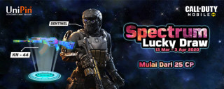 Mainkan Spectrum Lucky Draw dan dapatkan KN-44 + Sentinel #PakeUniPin!