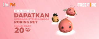 Dapatkan berbagai item Poring Pet mulai dari 20 diamond #PakeUniPin