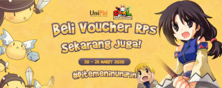 Beli voucher RPs #PakeUniPin pasti dapet bonus UniPin Credits!