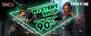 Ada diskon hingga 90% di Mystery Shop Free Fire