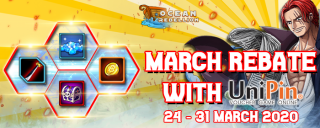 Ocean Rebellion - March Rebate with UniPin