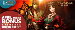 #dirumahaja bareng Three Kingdom Reborn Dapat Banyak Hadiah + Cashback!