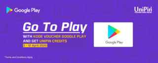 Go To Play, Top Up Kode Voucher Google Play Dapat UniPin Credits total 3 juta!