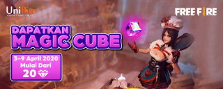 Dapatkan Magic Cube mulai dari 20 Diamond #PakeUniPin