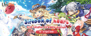 Ragnarok Gift of Heart Bagi-Bagi Cashback 70% Unipin Credits